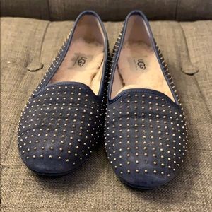UGG flats with sheep fur lining
